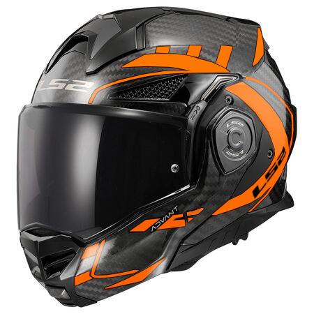 Orange and Black Carbon Fiber - 6k