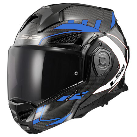 Blue white black carbon fiber-6K