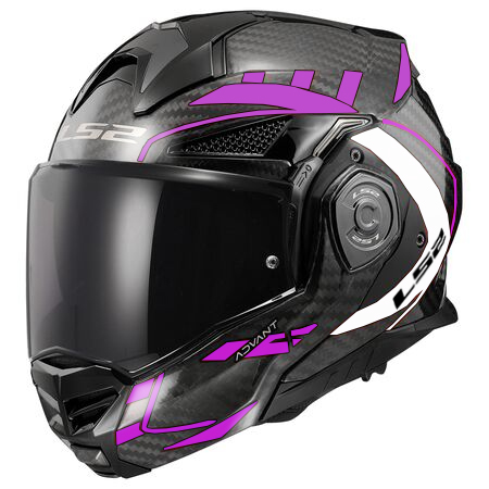 Purple white black carbon fiber-6K